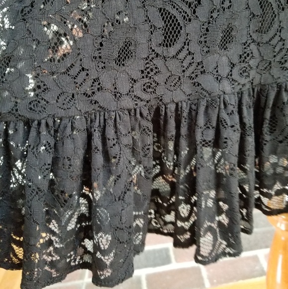 Guess Black Lace Strapless Dress - Picture 4 of 6